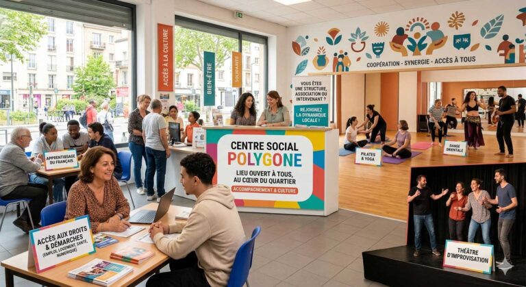 Lire la suite à propos de l’article Polygone – Un espace mutualisé avec les partenaires au service des habitants