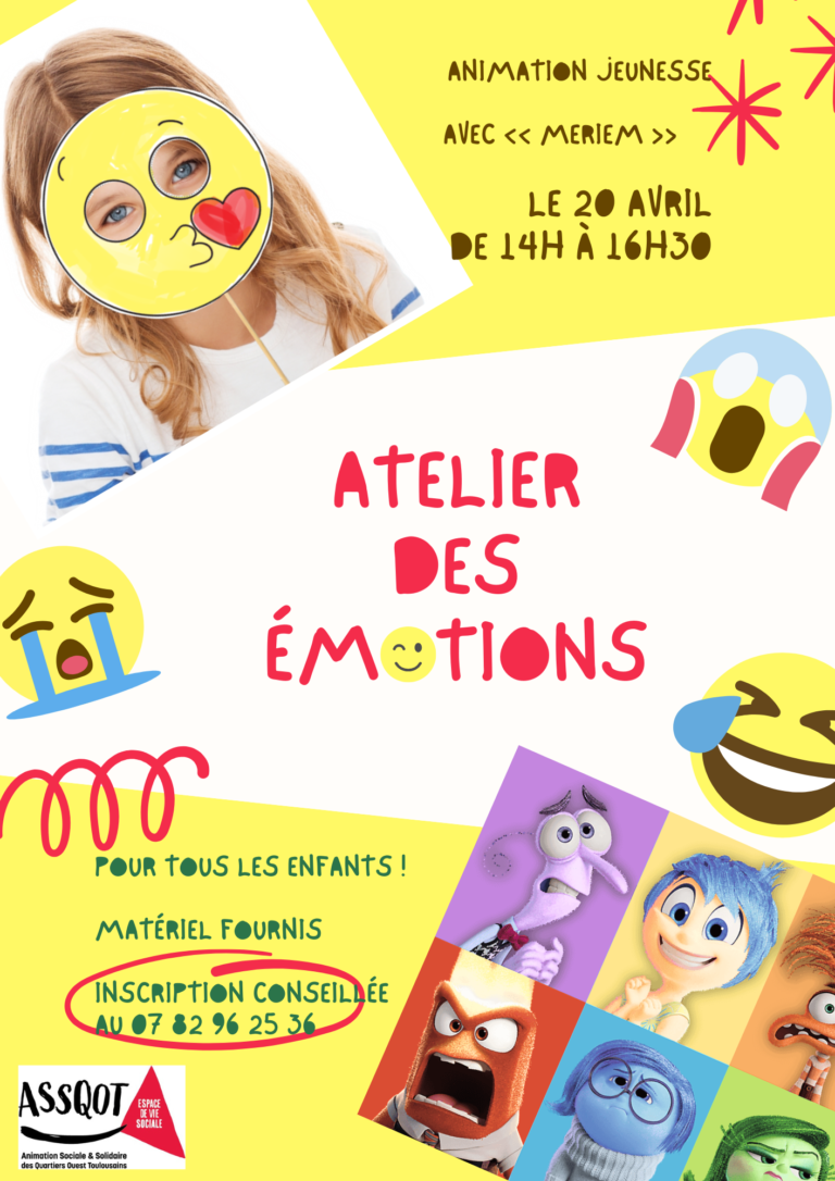 Lire la suite à propos de l’article EVS – Atelier des émotions – Lundi 20 avril 2026