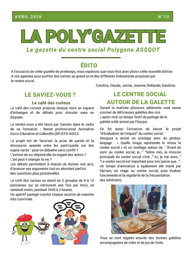 Polygone – La Poly’ Gazette