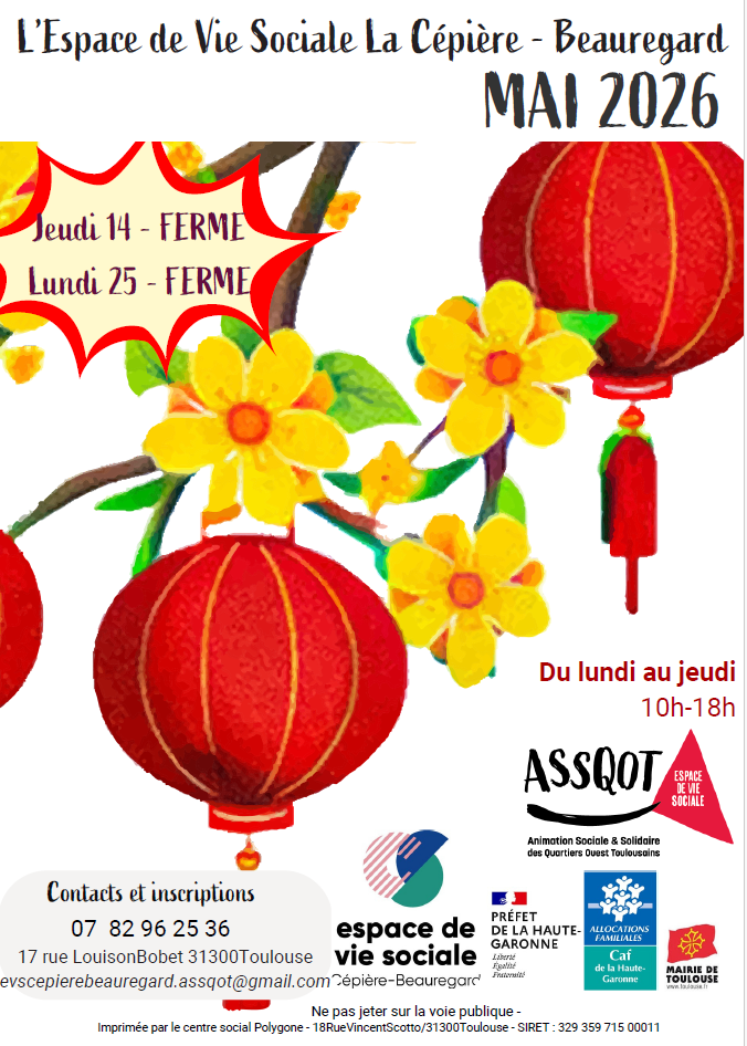 EVS – Programme du mois de mai 2026