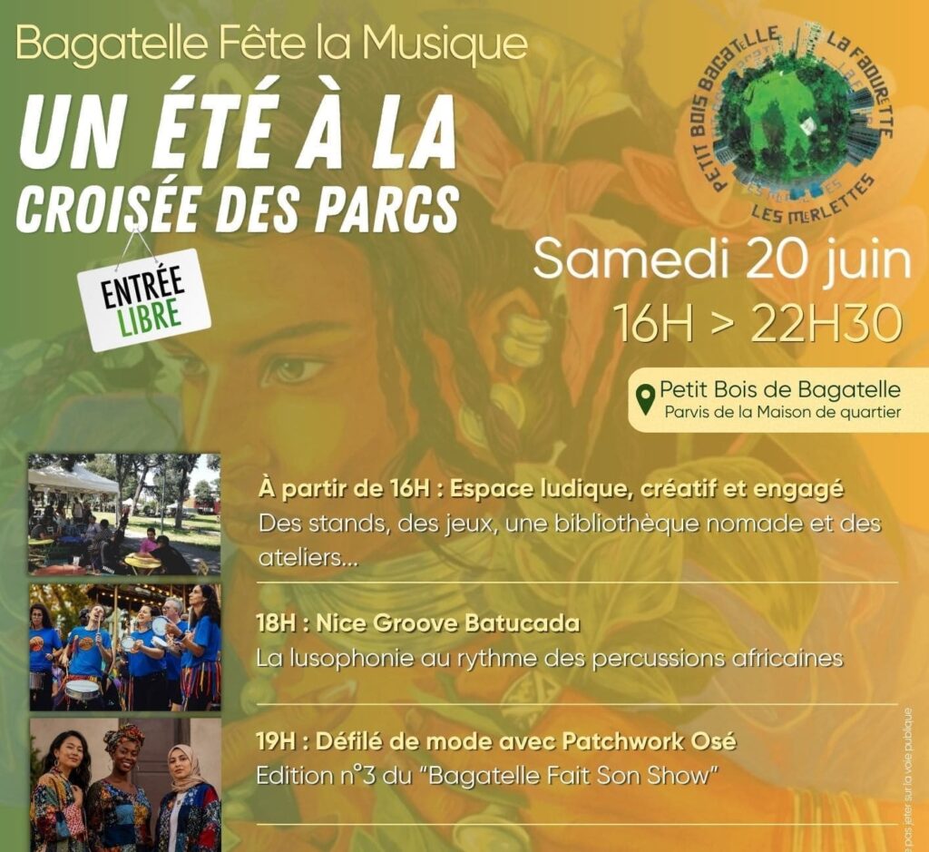 CSB – UN ÉTÉ À LA CROISÉE DES PARCS – BAGETELLE FÊTE LA MUSIQUE